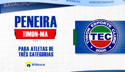 Timon Esporte Clube realiza peneira gratuita em Chapadinha – MA