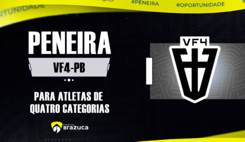 VF4 Clube realiza peneira gratuita em João Pessoa – PB para cinco categorias