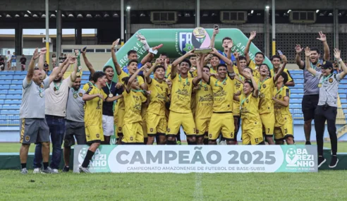 Amazonas vence o Manauara por 4 a 2 e conquista o título do Amazonense Sub-18