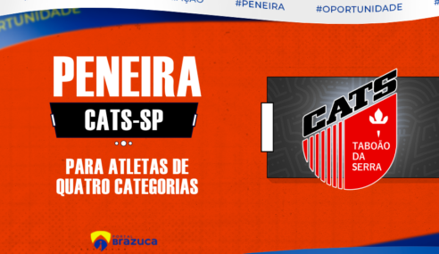 CATS realiza peneira gratuita para atletas de 4 categorias
