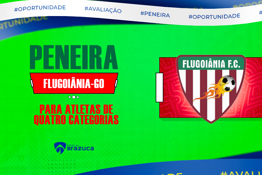 Flugoiania (GO) abre avaliação gratuita para quatro categorias de base