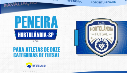 Hortolândia Futsal realiza peneira para 12 categorias