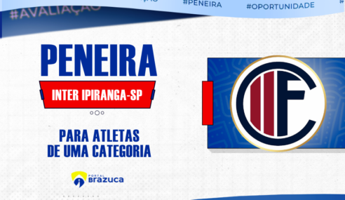 Inter Ipiranga FC realiza peneira para atletas de 1 categoria