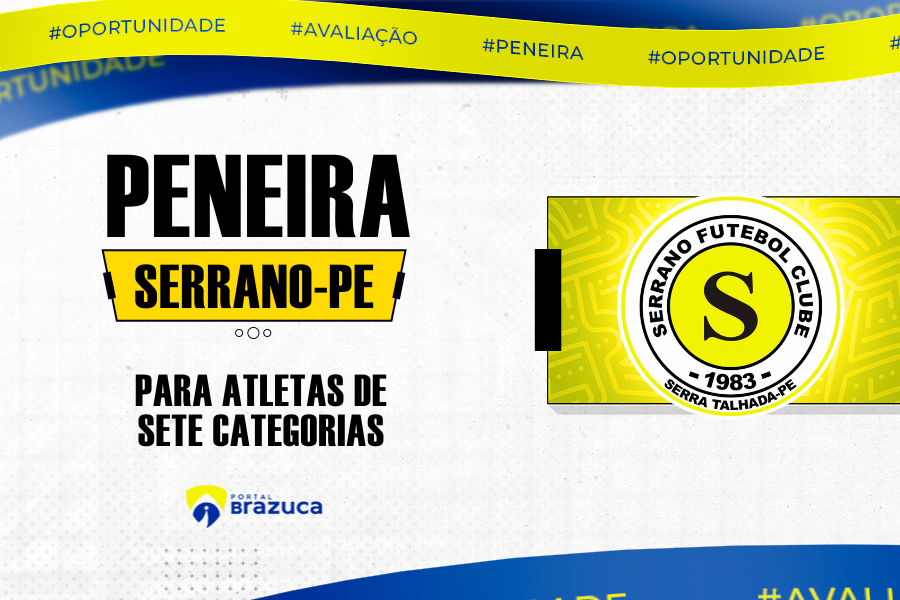 Serrano Futebol Clube (PE) realiza peneira para sete categorias em Mirandiba
