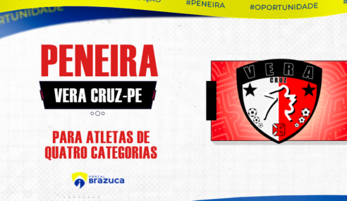 Vera Cruz Futebol Clube (PE) abre seletiva para atletas de oito categorias