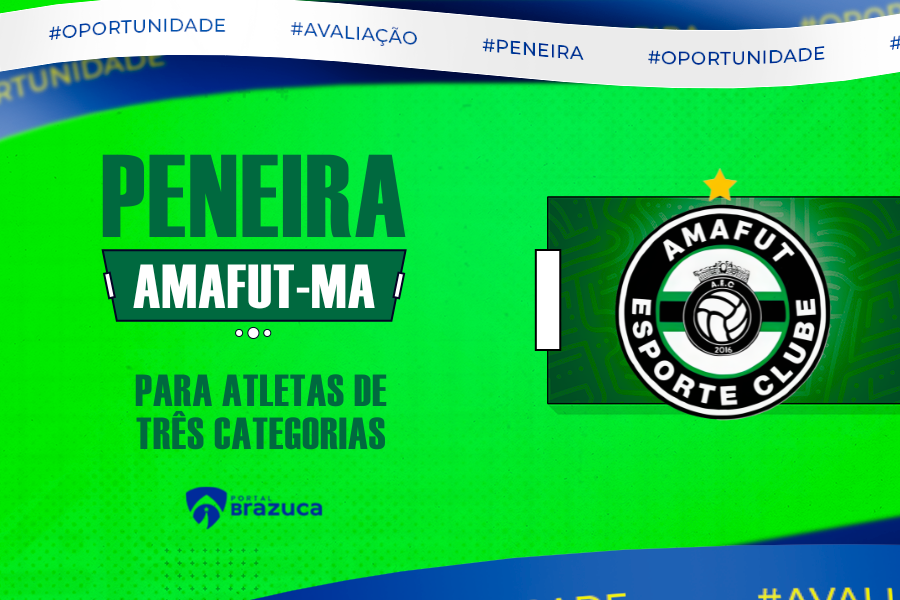 AMAFUT realiza peneira em Paço do Lumiar para três categorias