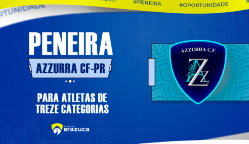 Azzurra CF realiza peneira em Curitiba