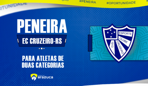Base Estrelada do Cruzeiro (RS) realiza avaliação técnica para atletas de 02 categorias