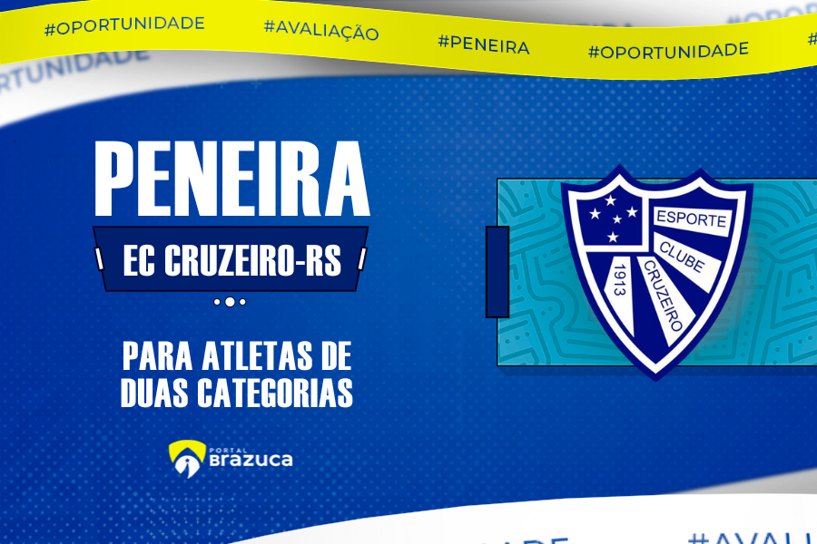 Base Estrelada do Cruzeiro (RS) realiza avaliação técnica para atletas de 02 categorias