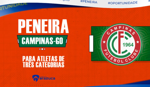 Campinas Futebol Clube abre peneira gratuita para diversas categorias