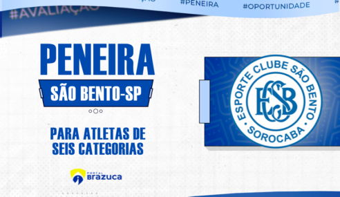 E.C. São Bento realiza avaliação para categorias de base em Sorocaba