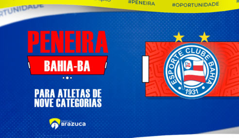 Esporte Clube Bahia realiza peneira em Canápolis-BA