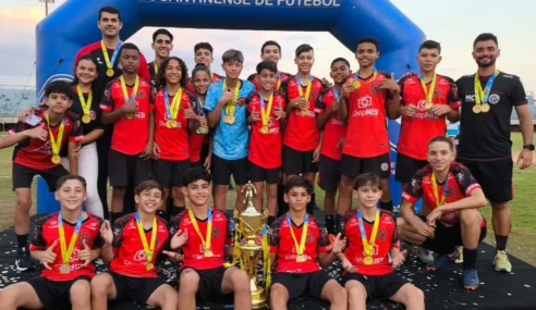 FlaPalmas derrota Castelo e conquista o título do Campeonato Tocantinense Sub-13