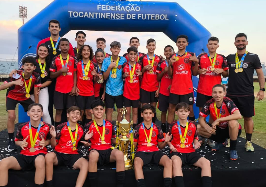 FlaPalmas derrota Castelo e conquista o título do Campeonato Tocantinense Sub-13