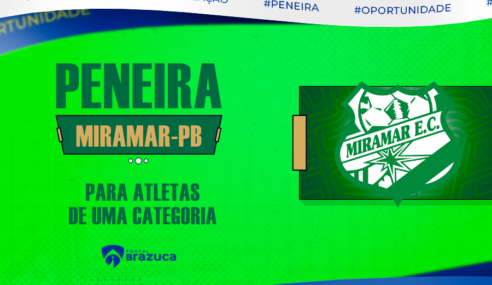 Miramar Esporte Clube realiza avaliação de atletas em João Pessoa-PB