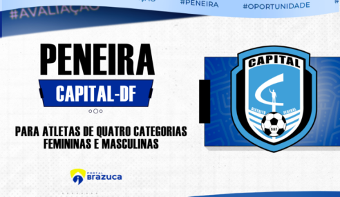 Peneira do Capital para meninas e meninos de 04 categorias no DF