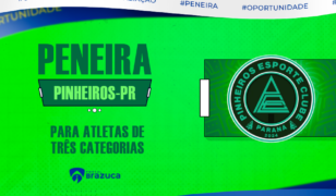 Pinheiros Esporte Clube realiza seletiva em Adrianópolis-PR