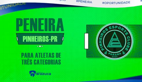 Pinheiros Esporte Clube realiza seletiva em Adrianópolis-PR