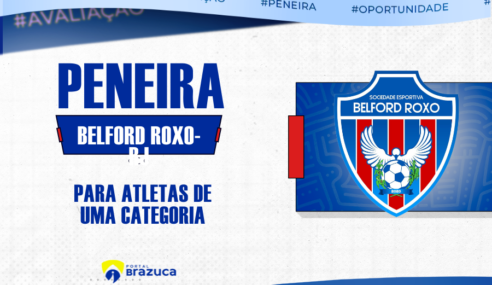Sociedade Esportiva Belford Roxo realiza avaliação em Belford Roxo-RJ