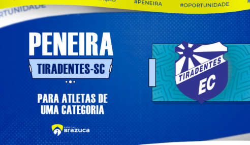 Tiradentes E.C. realiza avaliação em Tijucas