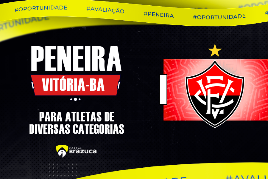 Vitória realiza peneiras em Salvador