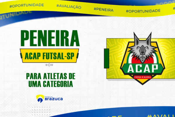 ACAP Futsal abre peneira para formação de elenco 2026 - Portal Brazuca