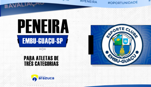 Esporte Clube Embu-Guaçu anuncia avaliação para 3 categorias
