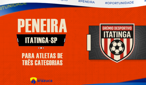 Grêmio Desportivo Itatinga (SP) realiza avaliação técnica para 3 categorias