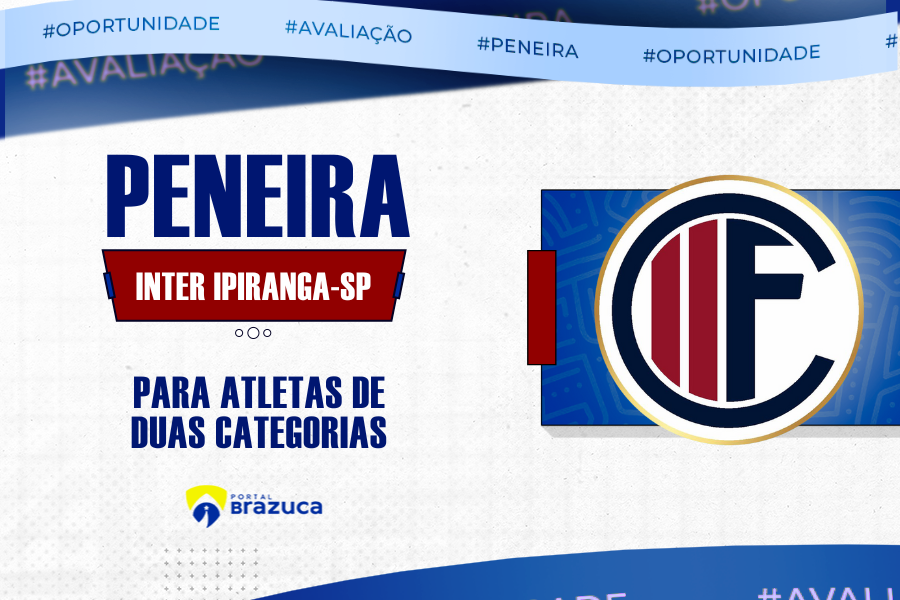 Inter Ipiranga F.C. realiza avaliação para atletas de 2 categorias
