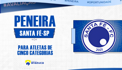 Santa Fé F.C. realiza avaliação de categorias de base em Santa Fé do Sul-SP