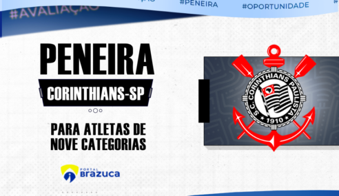 Corinthians-SP realiza peneira para atletas de nove categorias