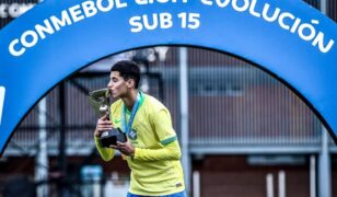 Guilherme Silva celebra primeiro título internacional pela Seleção Brasileira Sub-15