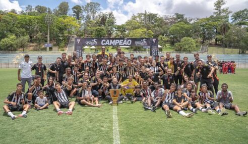 Com goleada sobre o Boston City, Atlético-MG fatura Mineiro Sub-14