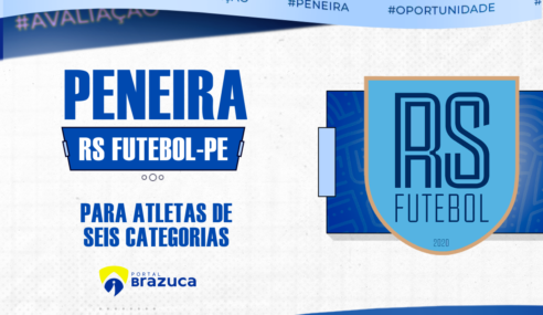 Peneira em Pernambuco: RS Futebol busca atletas de seis categorias
