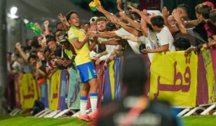 Brasil goleia a Indonésia por 4 a 0 e garante vaga no mata-mata do Mundial Sub-17