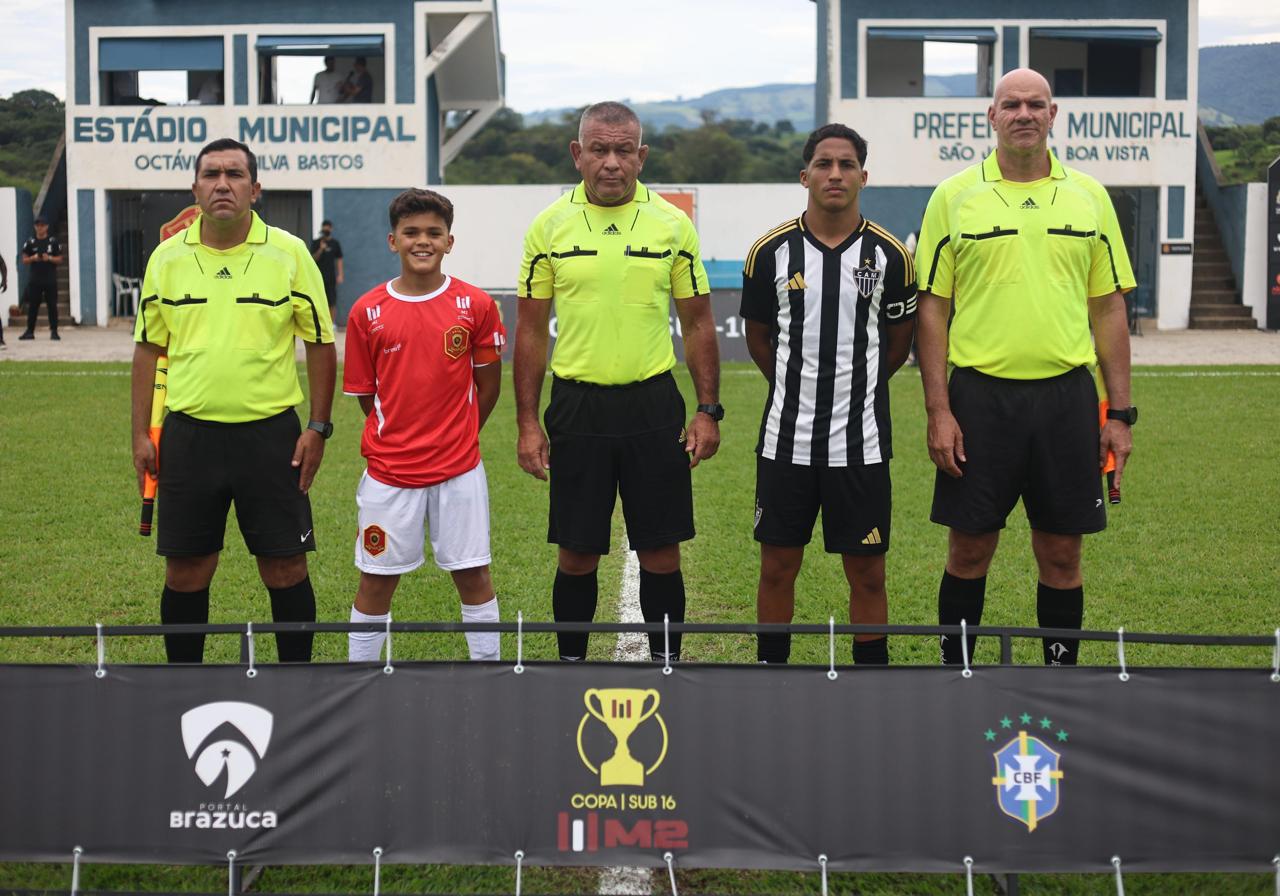 Primeiro jogo do União Paulista na Copa M2 foi contra o Atlético-MG (Foto: Divulgação/UP)