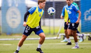 Destaques da Seleção Sub-17, Dell e Ruan Pablo treinam no profissional do Bahia