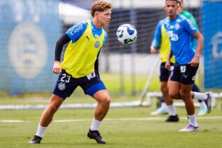 Destaques da Seleção Sub-17, Dell e Ruan Pablo treinam no profissional do Bahia