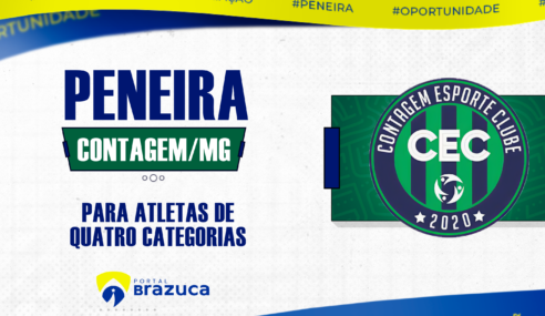 PENEIRA: Contagem/MG busca por atletas de quatro categorias