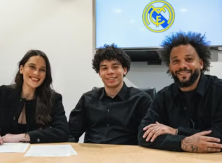 Enzo Alves, filho de Marcelo, assina primeiro contrato profissional com o Real Madrid