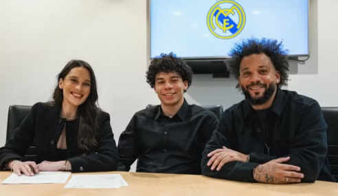 Enzo Alves, filho de Marcelo, assina primeiro contrato profissional com o Real Madrid