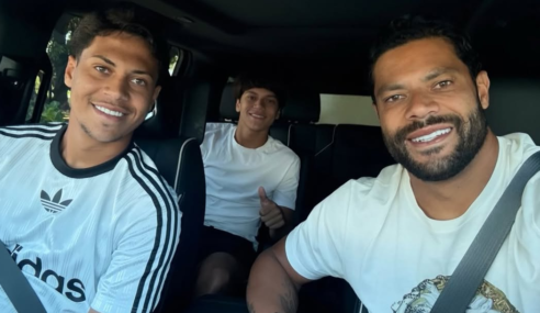 Filhos de Hulk assinam contrato e jogarão na base do Atlético-MG