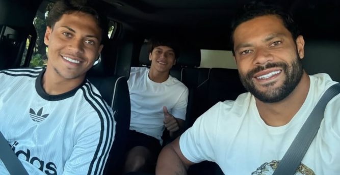 Filhos de Hulk assinam contrato e jogarão na base do Atlético-MG