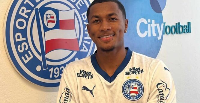 Bahia anuncia volante ex-Bragantino para o sub-20