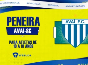 PENEIRA: Avaí promove seletiva para atletas de 10 a 18 anos
