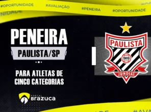 PENEIRA: Paulista busca atletas de cinco categorias