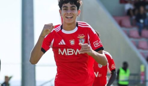 Promessa do Benfica e filho de ex-Cruzeiro entra na lista da Seleção Brasileira Sub-15