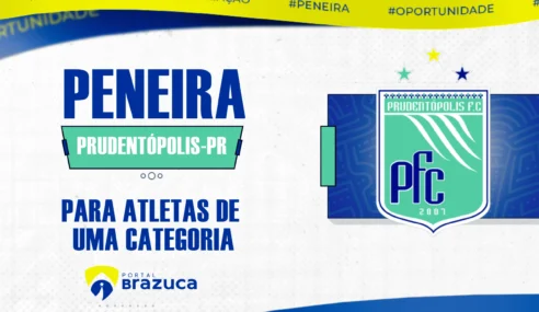 PENEIRA: Prudentópolis anuncia seletiva para atletas de uma categoria