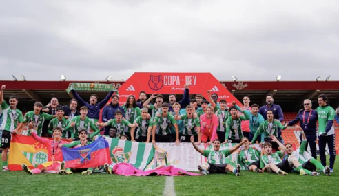 Betis conquista a Copa do Rei da Espanha Sub-19