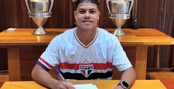 Campeão pernambucano Sub-17, Kevem Vítor acerta com o São Paulo